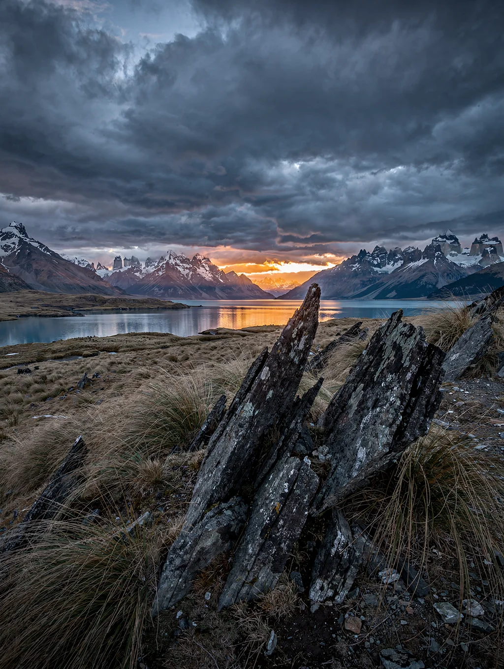 Remote fjords in Patagonia