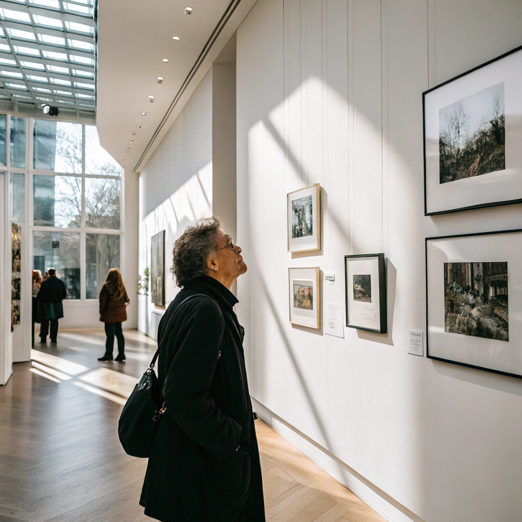 Contemporary art exhibition opening in Alserkal Avenue